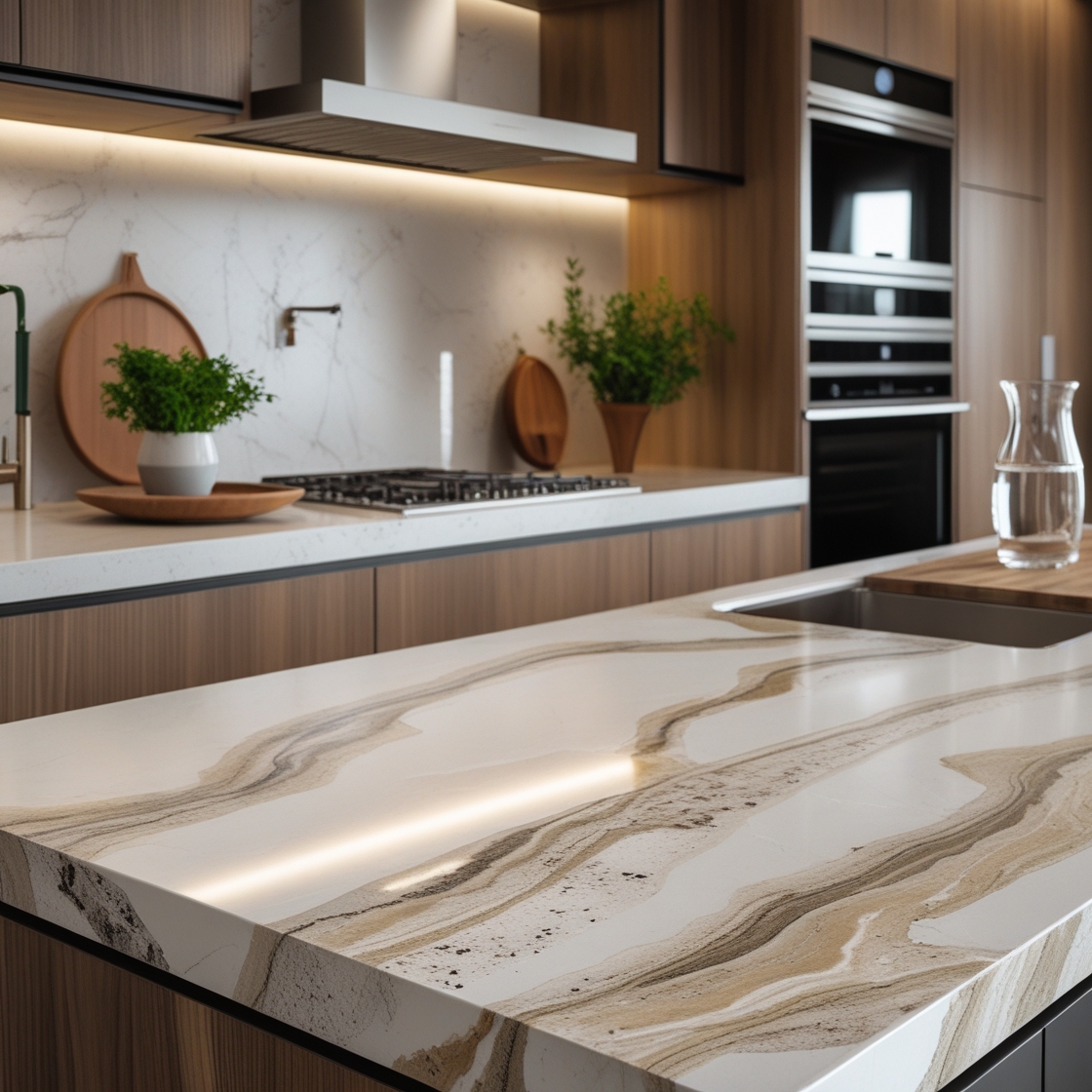 Naturmuster (Marmoriert, Granitoptik usw.)